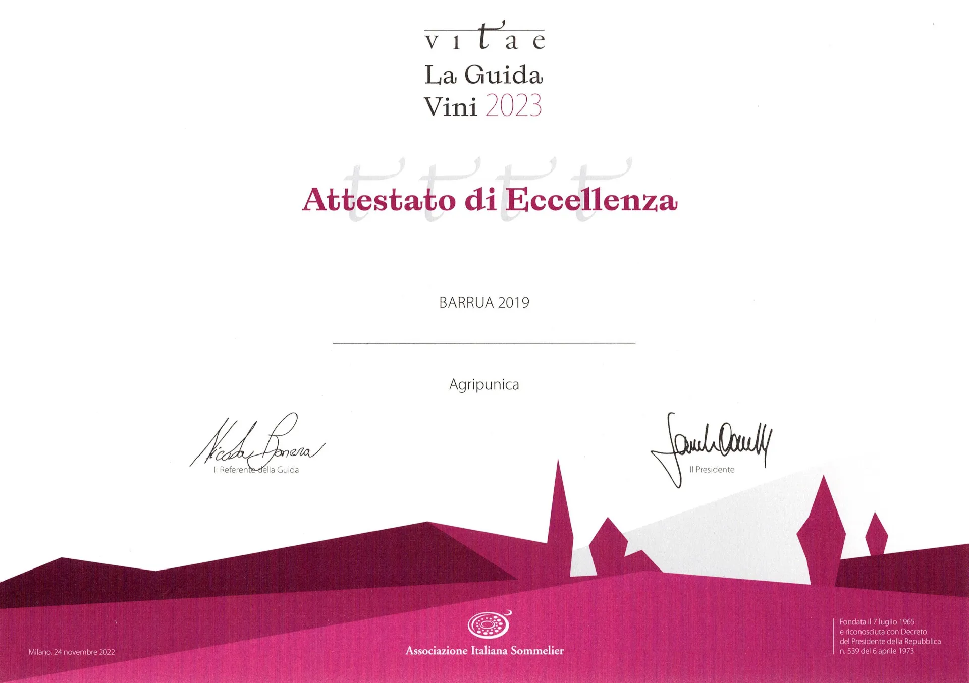 Vitae - La guida dei vini 2023